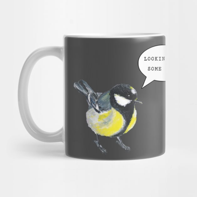 Funny Blue Tit by Laxenie